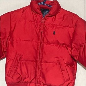 Polo by Ralph Lauren Red Toddler Coat Size 3t in perfect condition!